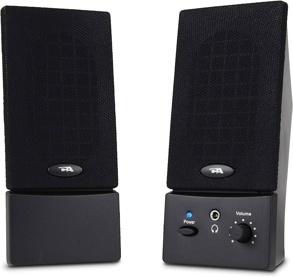 BOCINA PARA COMPUTADORA OUTLET (2 PIEZAS) MARCA CYBER ACOUSTICS BOCINA PARA COMPUTADORA OUTLET (2 PIEZAS) MARCA CYBER ACOUSTICS